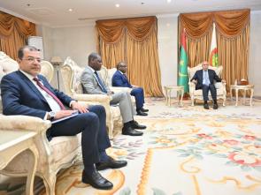 Rencontre avec S.E. le Président Mohamed Ould Cheikh El Ghazouani, Président de la République islamique de Mauritanie